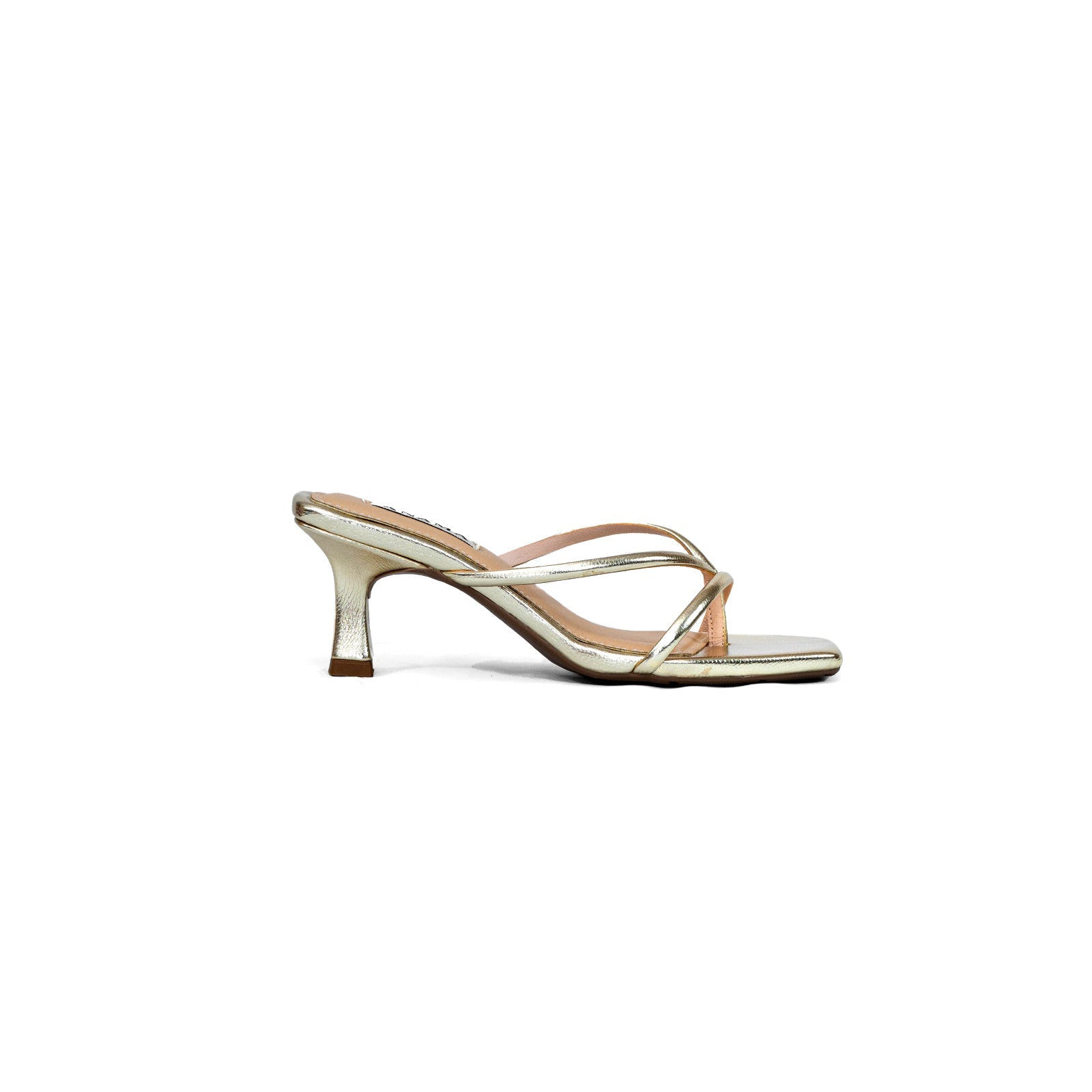 Eleven by Anama - Chic Mid-Heel Sandals in Camel