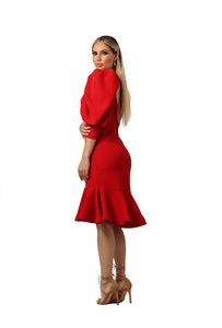 FR Zagora Mid Dress 109 Red