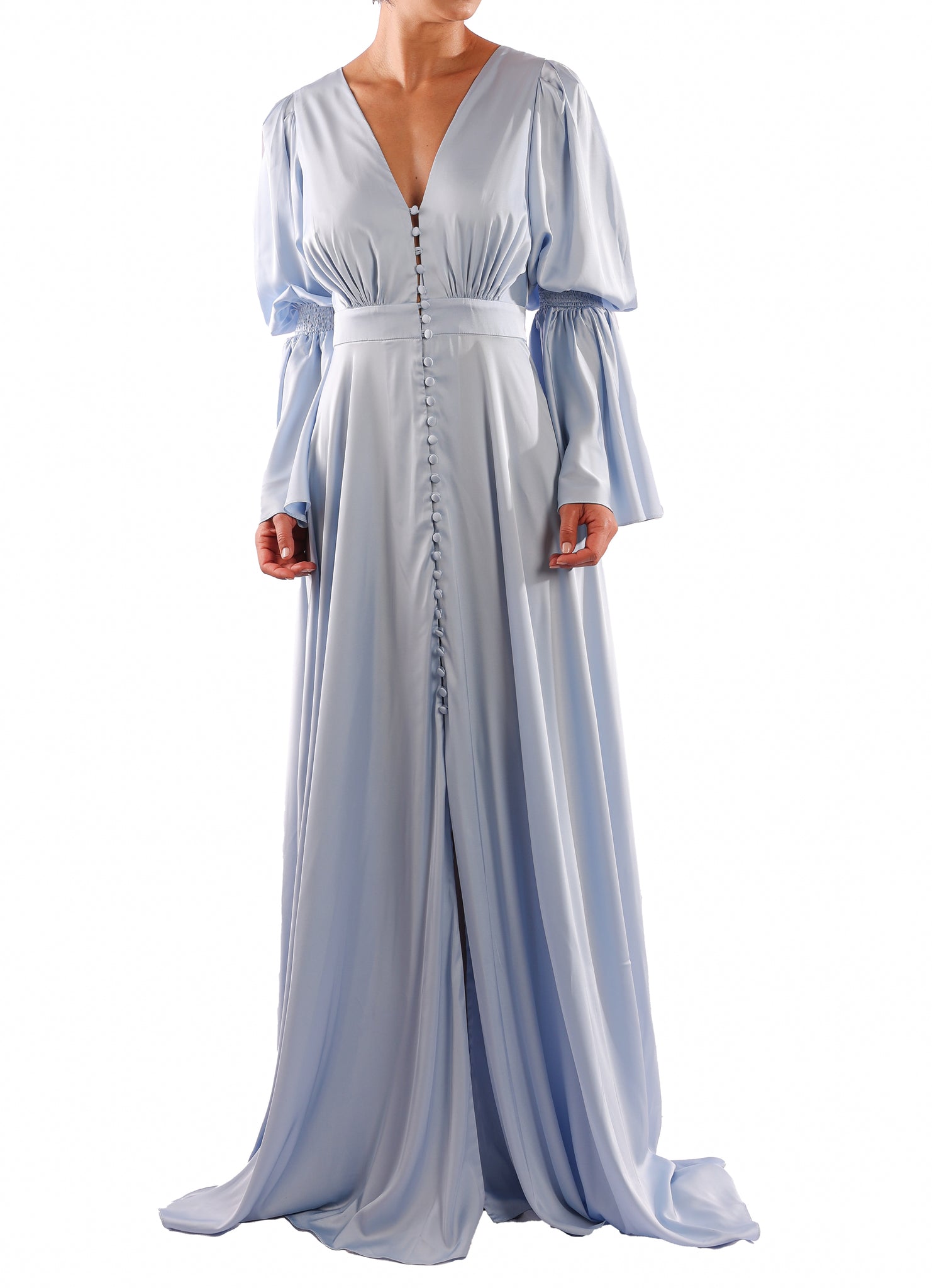 FR Dalila Baby Blue Long Dress