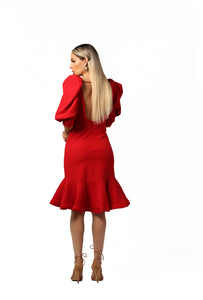 FR Zagora Mid Dress 109 Red