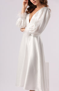 FR Samira Mid White Dress